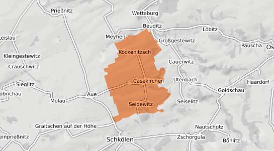 Mietspiegelkarte Molauer Land Casekirchen